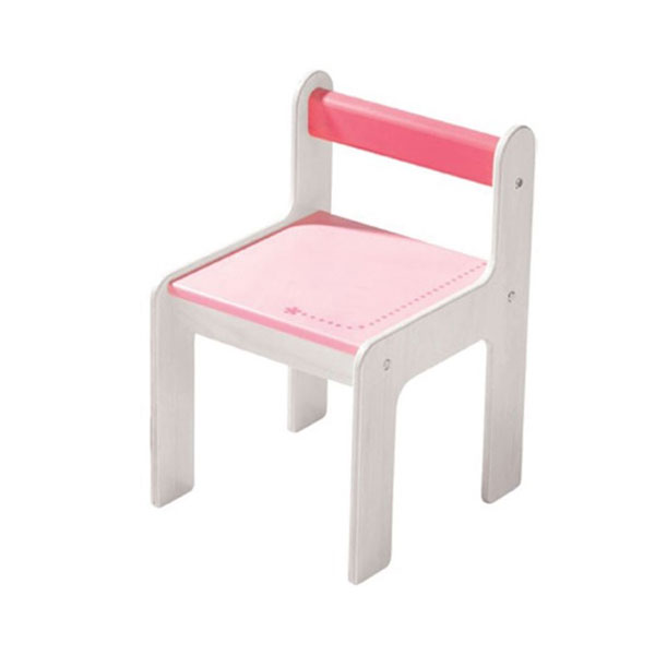 [하바_공식]- 어린이용 의자 도트 핑크