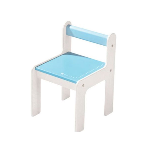 [하바_공식]- 어린이용 의자 도트 블루